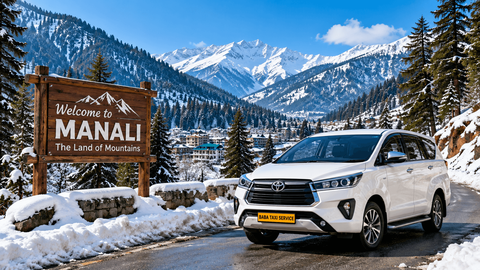 Manali destination for Baba Taxi Service